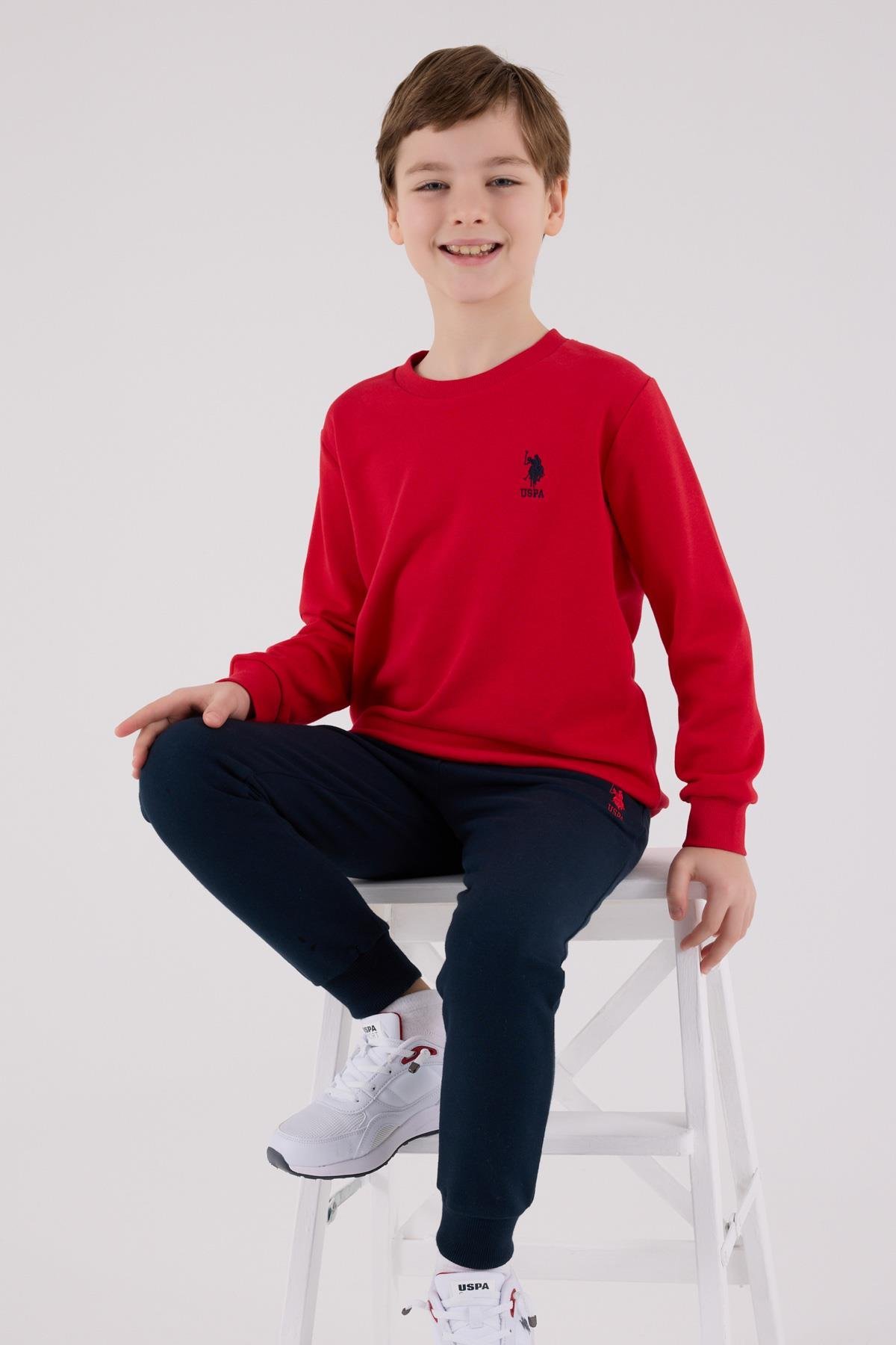 U.S. Polo Assn. Erkek Çocuk Eşofman Takımı Kırmızı