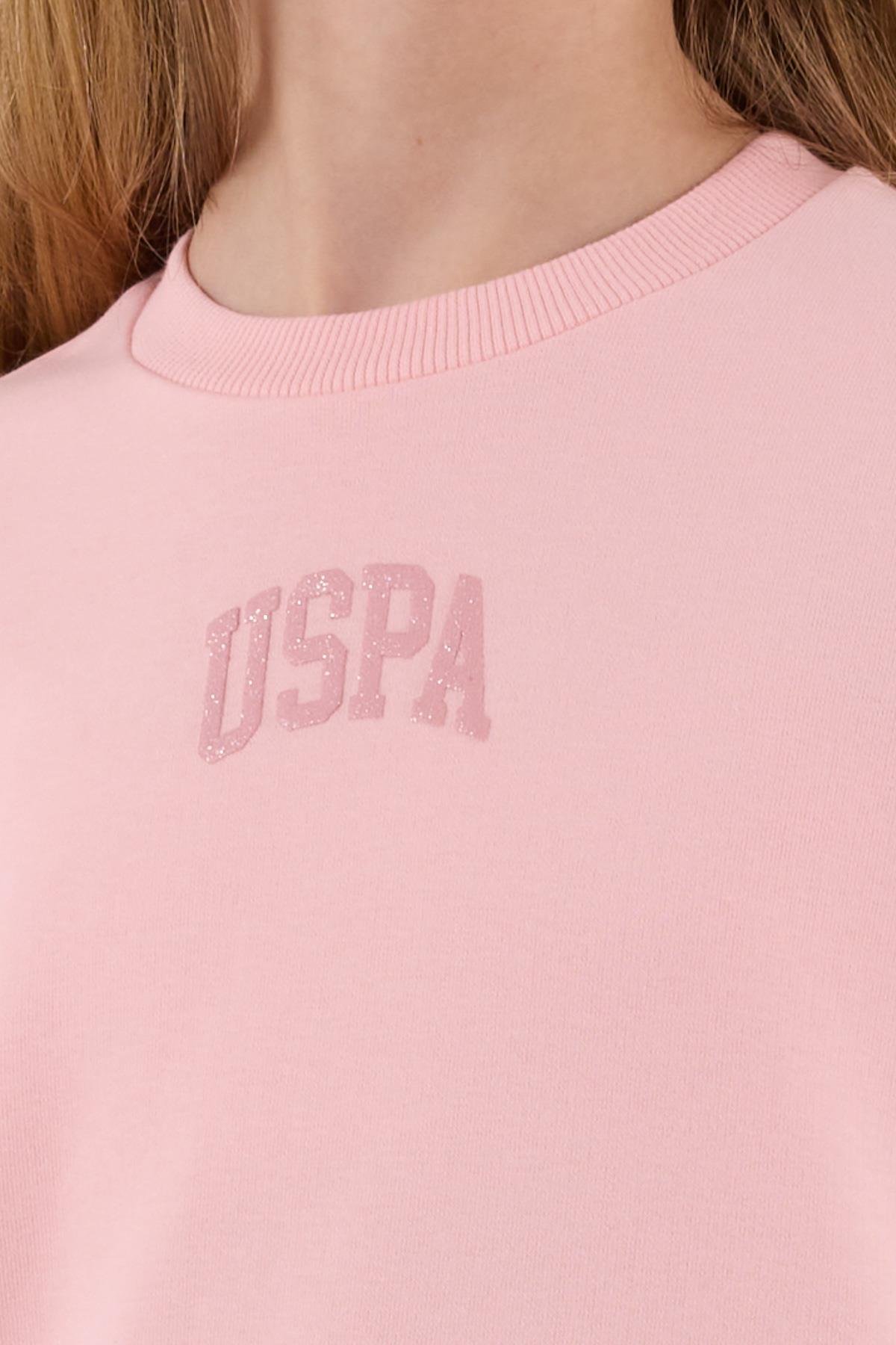 U.S. Polo Assn. Kız Çocuk Eşofman Takımı Açık Pembe