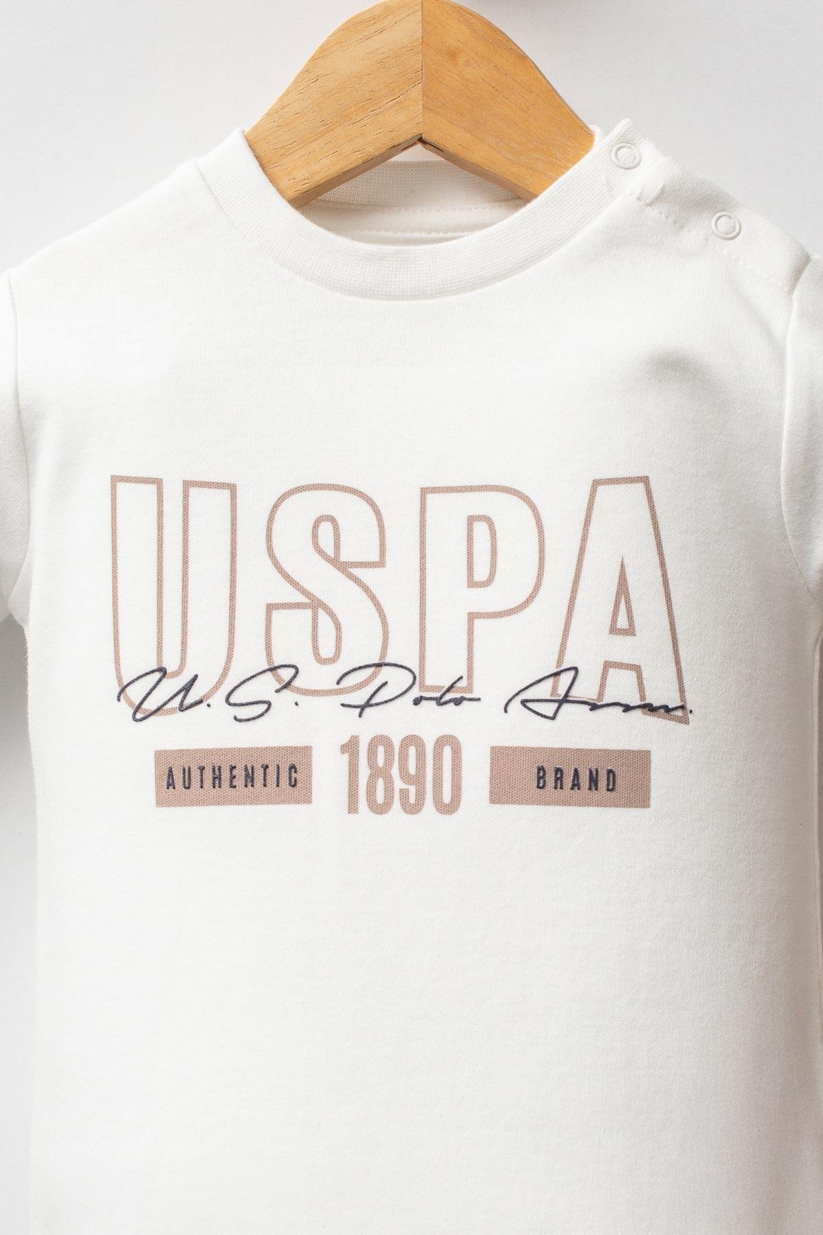 U.S. Polo Assn. Erkek Bebek 3'li Takım Kum