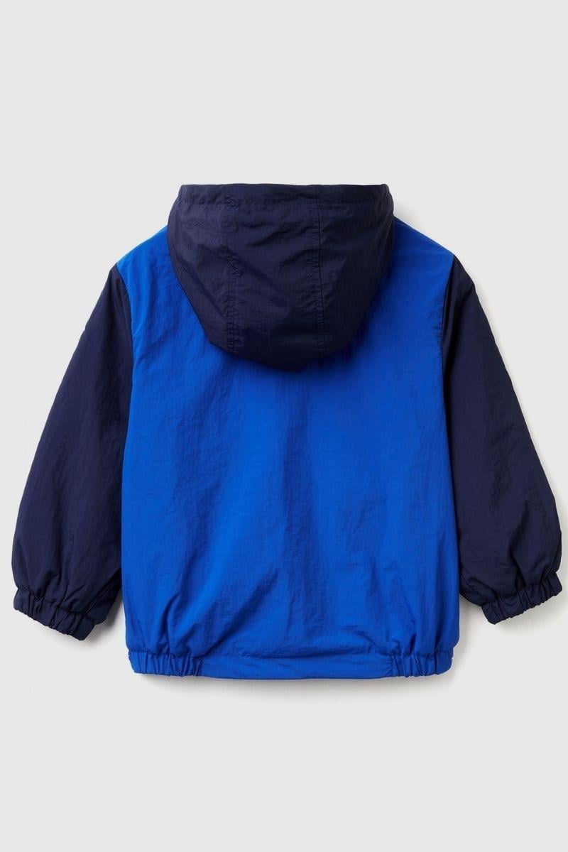 United Colors of Benetton Erkek Bebek 2IGGGN03X-25K Yağmurluk Mavi