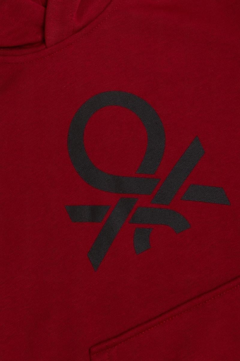 United Colors of Benetton Erkek Çocuk BNT-B23341 Sweatshirt Bordo