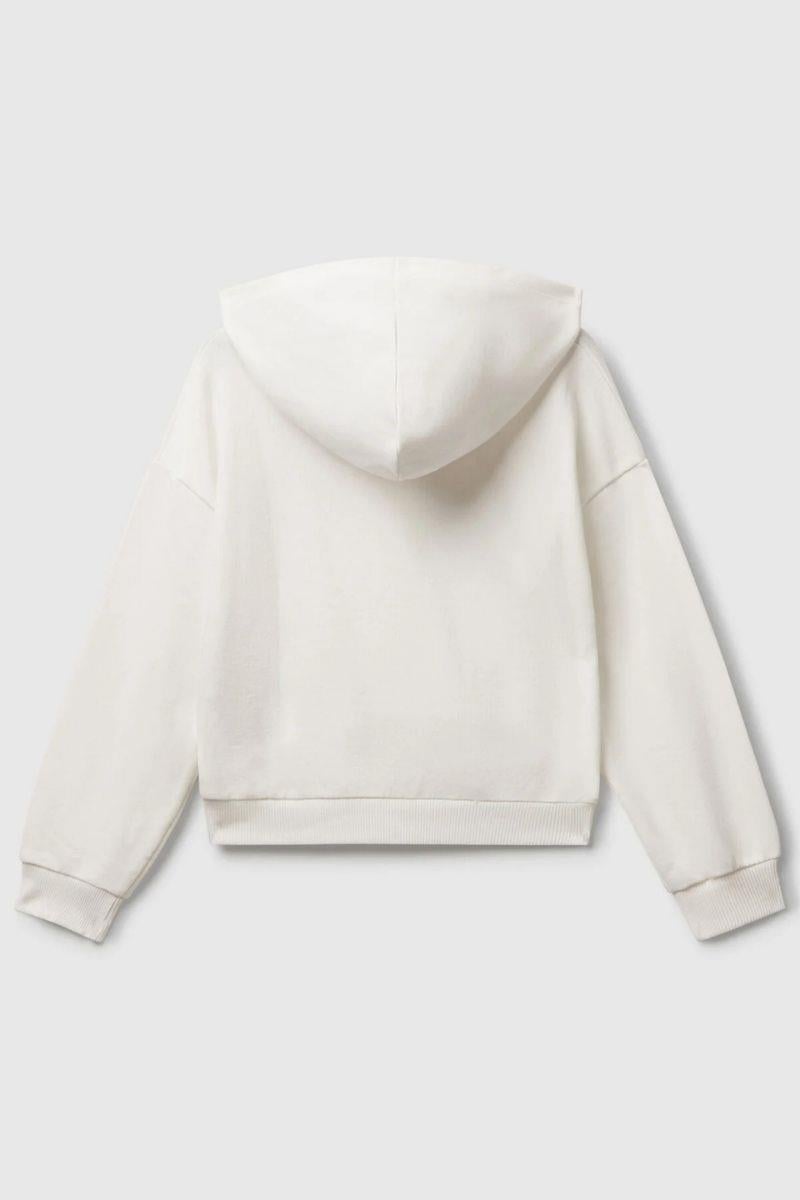 United Colors of Benetton Erkek Çocuk 3J68C204W-25K Sweatshirt Beyaz