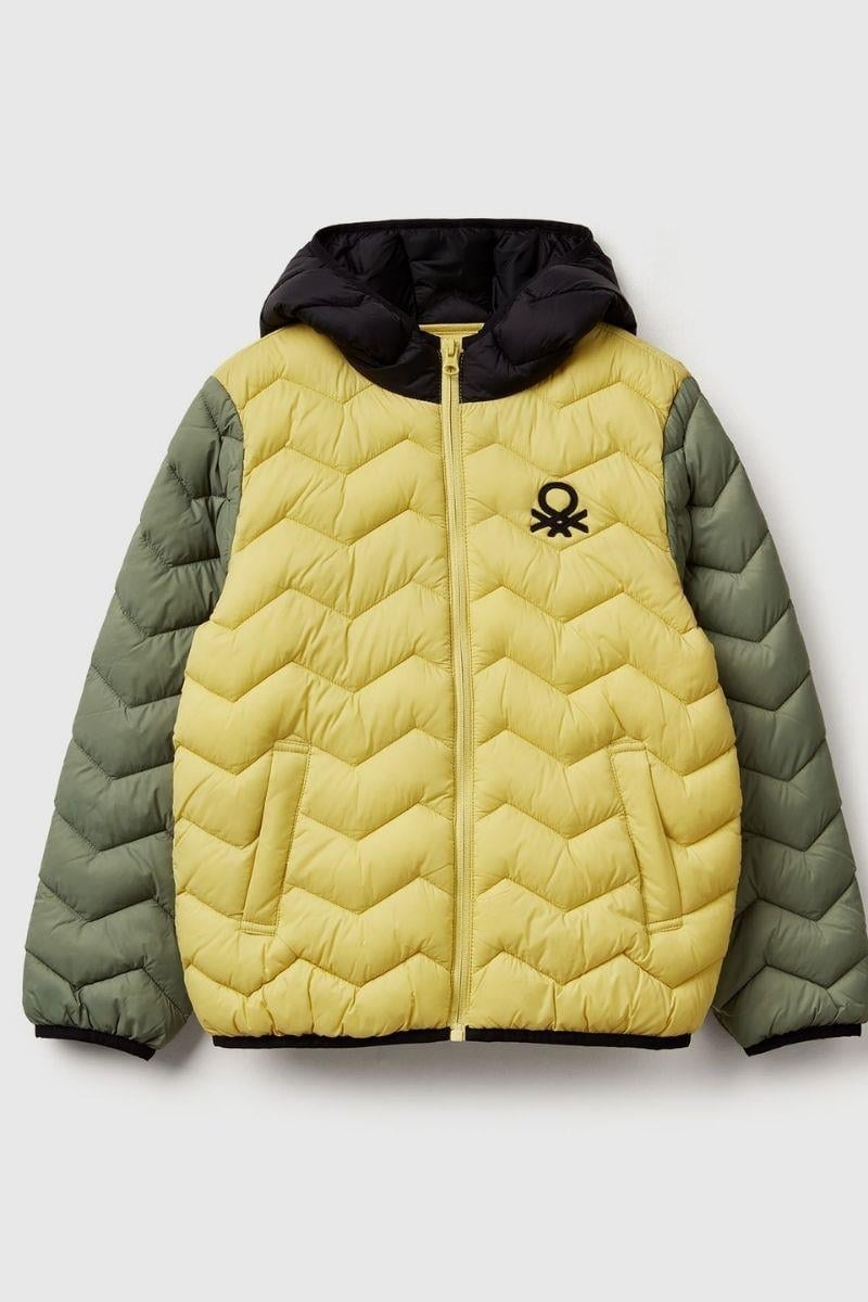 United Colors of Benetton Erkek Çocuk 2TWDCN04V-25K Mont Sarı