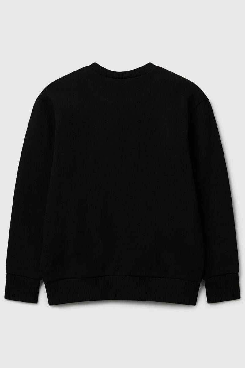 United Colors of Benetton Erkek Çocuk 3J68C10PZ-25K  Sweatshirt Siyah