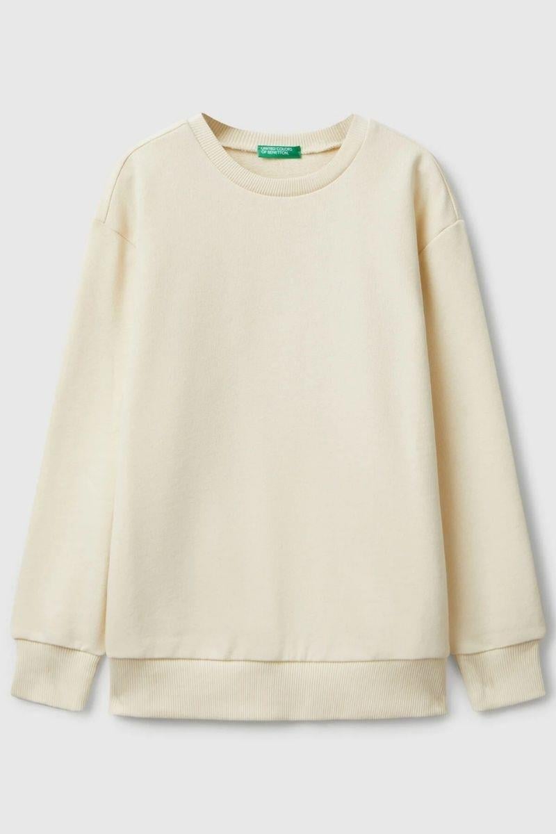 United Colors of Benetton Erkek Çocuk 3J68C10QK-25K Sweatshirt Bej