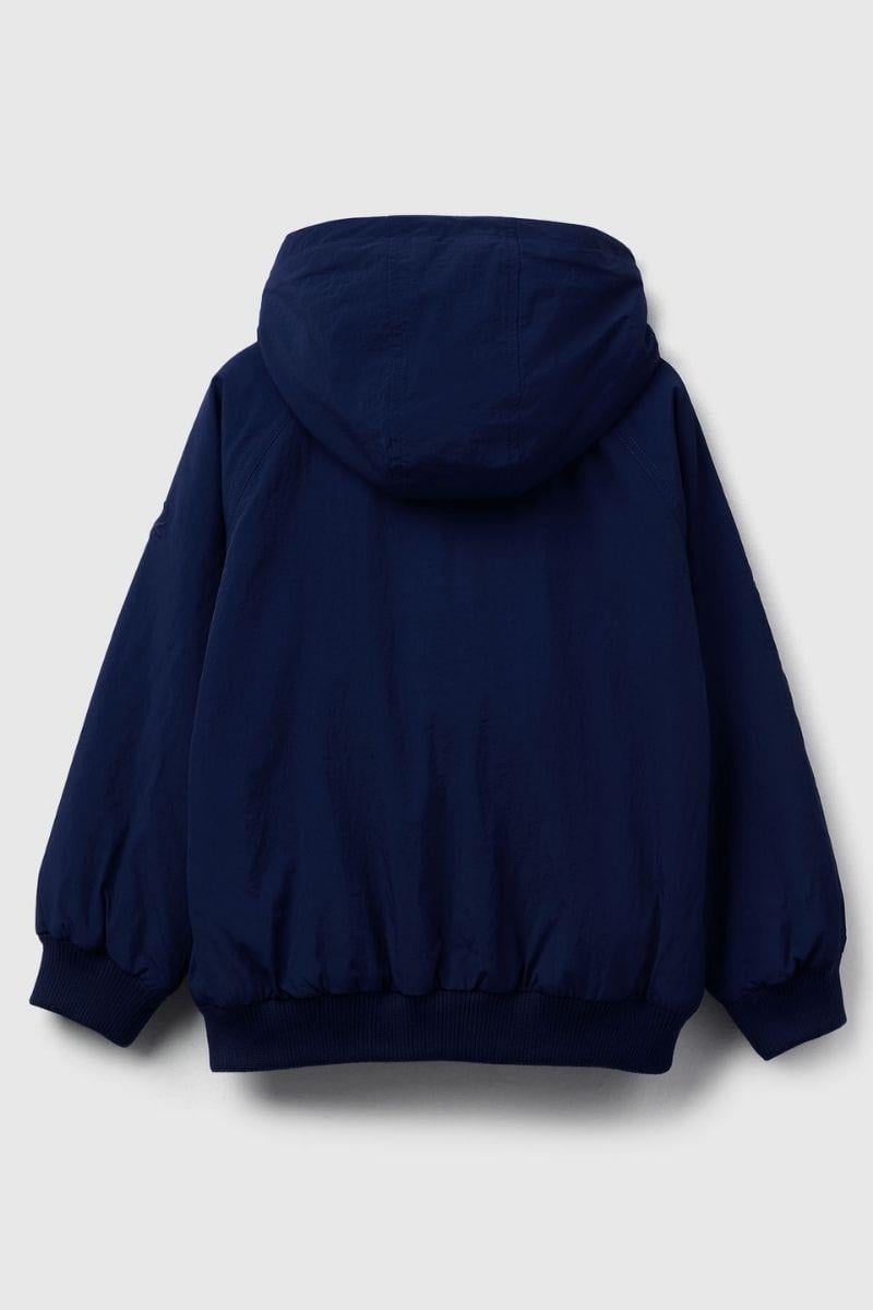 United Colors of Benetton Erkek Çocuk 2IGGCN06E-25K Yağmurluk Lacivert