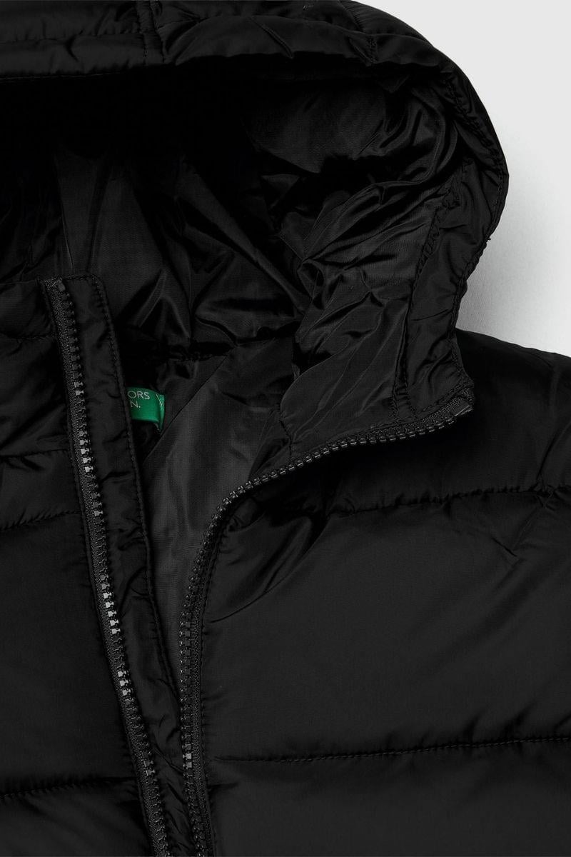 United Colors of Benetton Erkek Çocuk 2WU0CN06N-25K Mont Siyah