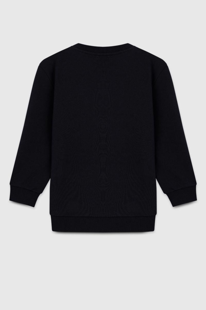 United Colors of Benetton Erkek Çocuk BNT-B23342 Sweatshirt Siyah