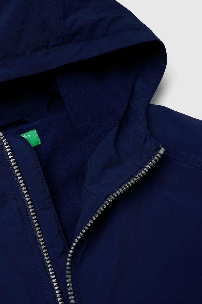 United Colors of Benetton Erkek Çocuk 2IGGCN06E-25K Yağmurluk Lacivert