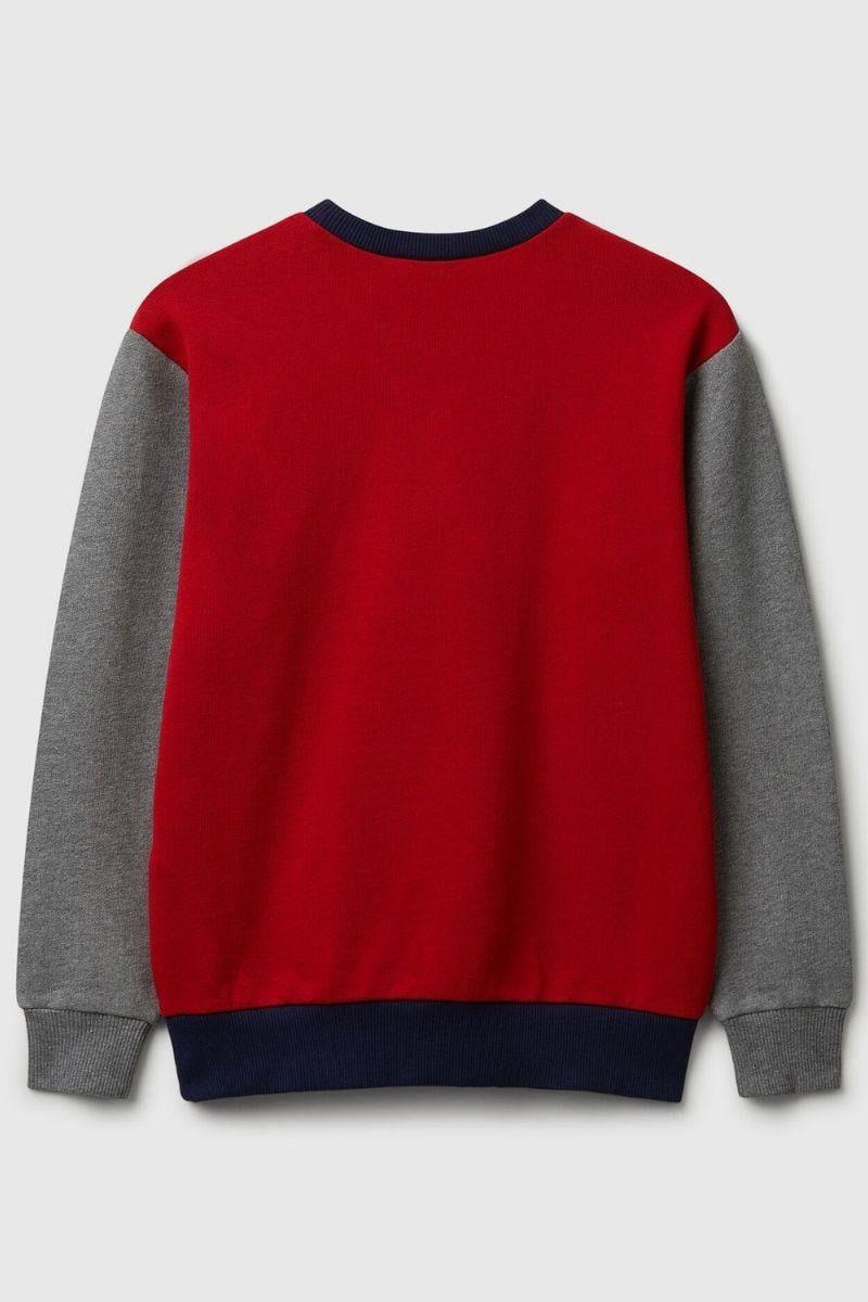 United Colors of Benetton Erkek Çocuk 3J68C10PZ-25K Sweatshirt Kırmızı