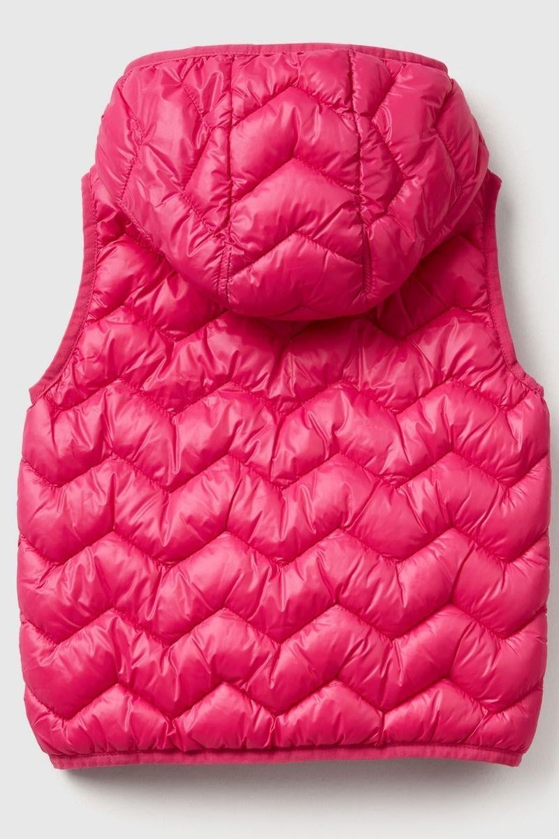 United Colors of Benetton Kız Bebek 21INGJ00H-25K Yelek Fuşya