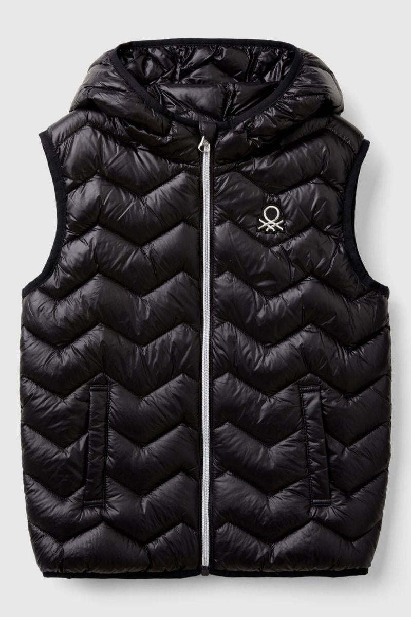 United Colors of Benetton Kız Çocuk 21INCJ00Q-25K Yelek Siyah