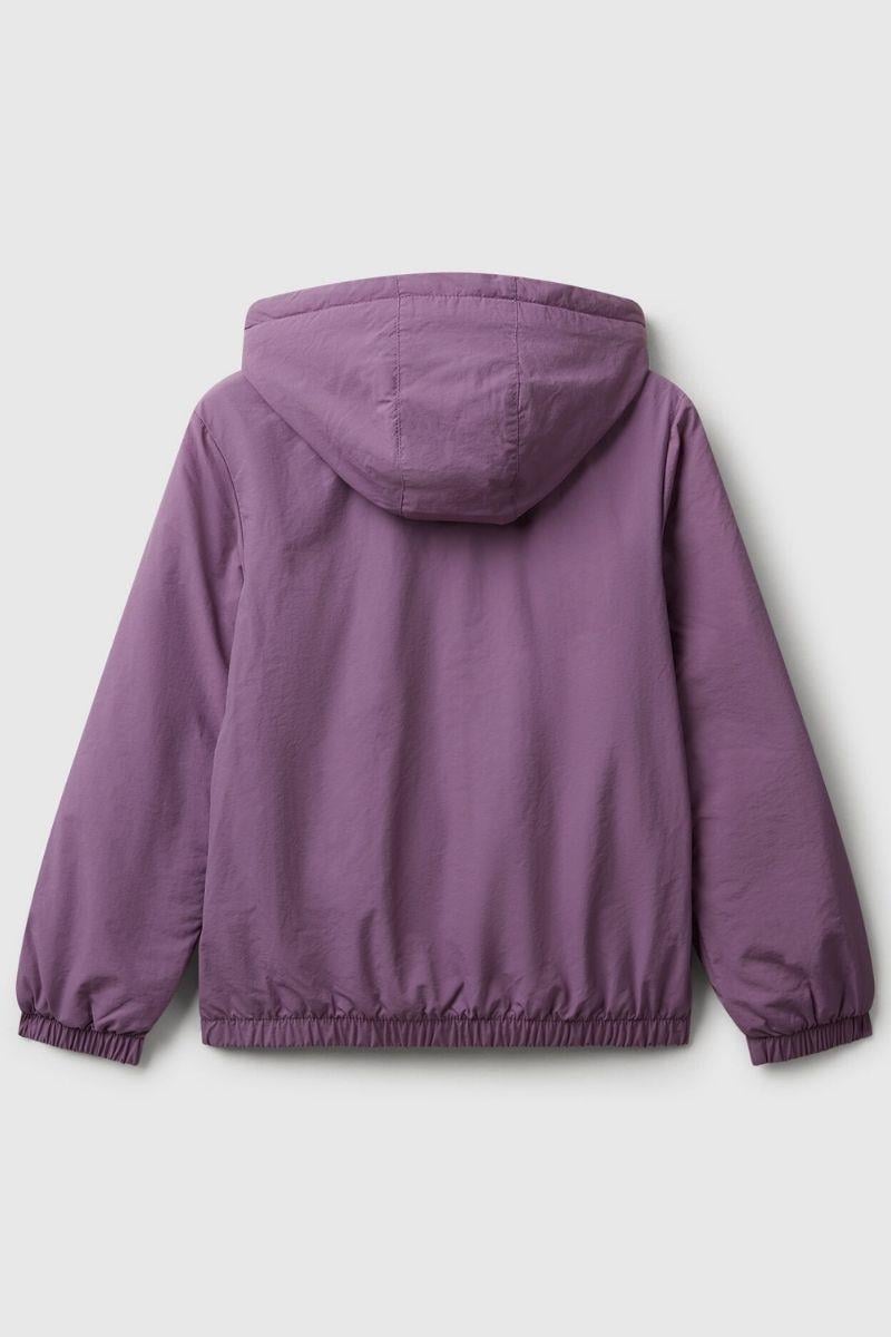 United Colors of Benetton Kız Çocuk 2IGGCN06E-25K Yağmurluk Mor