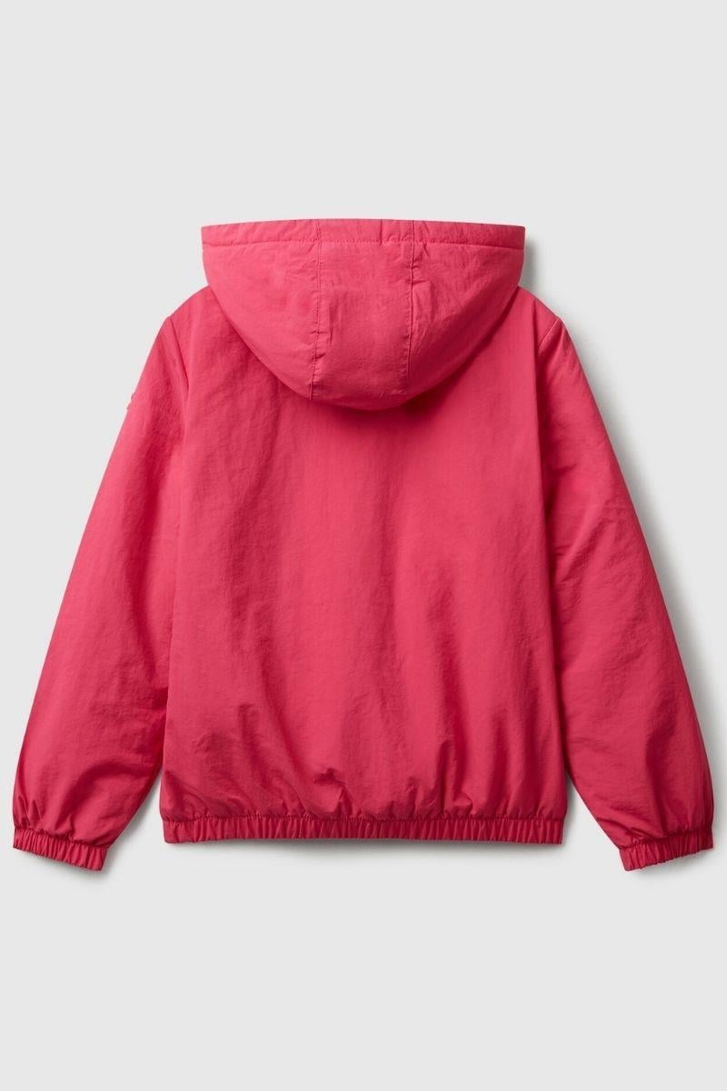 United Colors of Benetton Kız Çocuk 2IGGCN06E-25K Yağmurluk Pembe
