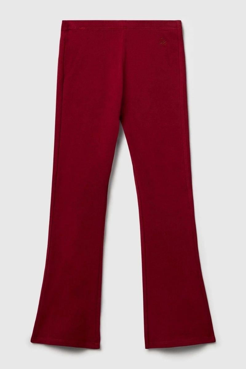 United Colors of Benetton Kız Çocuk 3DKECF037-25K İspanyol Tayt Bordo