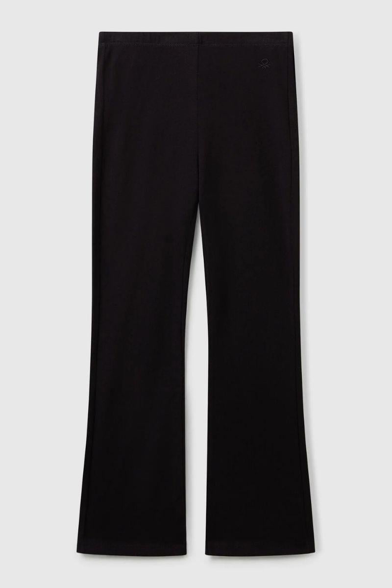 United Colors of Benetton Kız Çocuk 3DKECF037-25K İspanyol Tayt Siyah