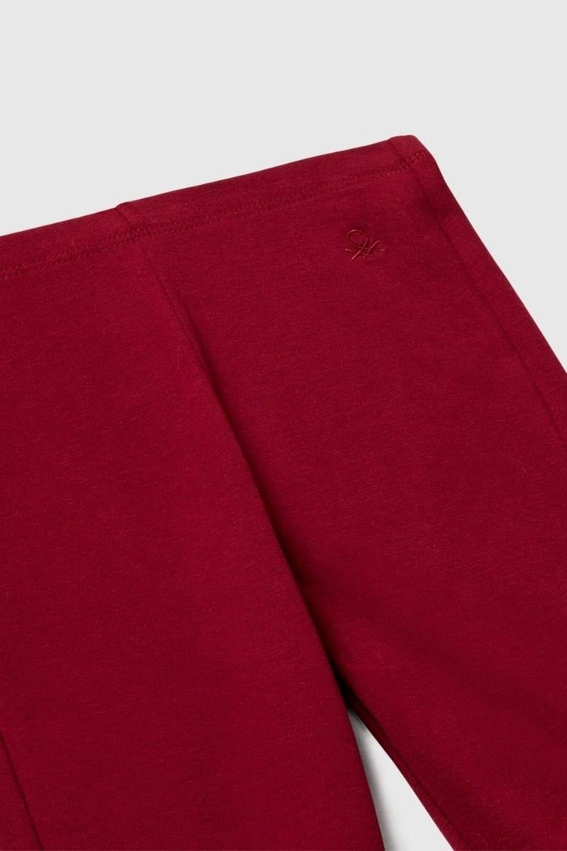 United Colors of Benetton Kız Çocuk 3DKECF037-25K İspanyol Tayt Bordo