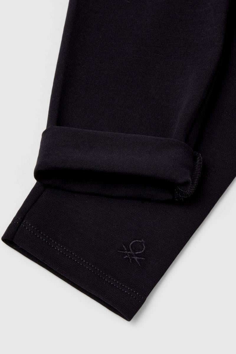 United Colors of Benetton Kız Çocuk 3MT1CF02G-25K Tayt Siyah