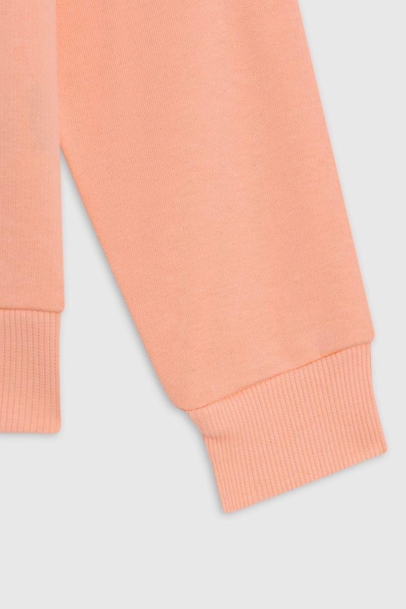 United Colors of Benetton Kız Çocuk  BNT-G23345 Benetton Sweatshirt Somon