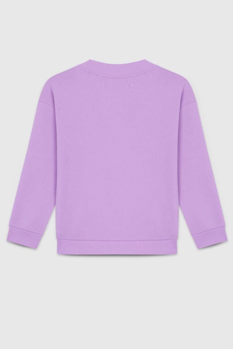 United Colors of Benetton Kız Çocuk BNT-G23334 Sweatshirt Lila