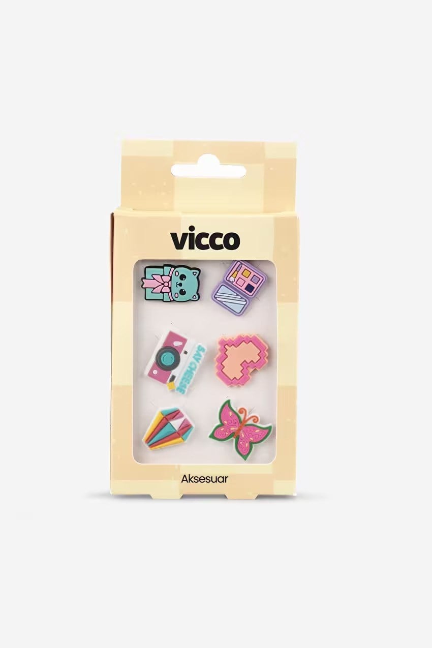 Vicco Shake 6 adet Terlik Aksesuarı Kelebek