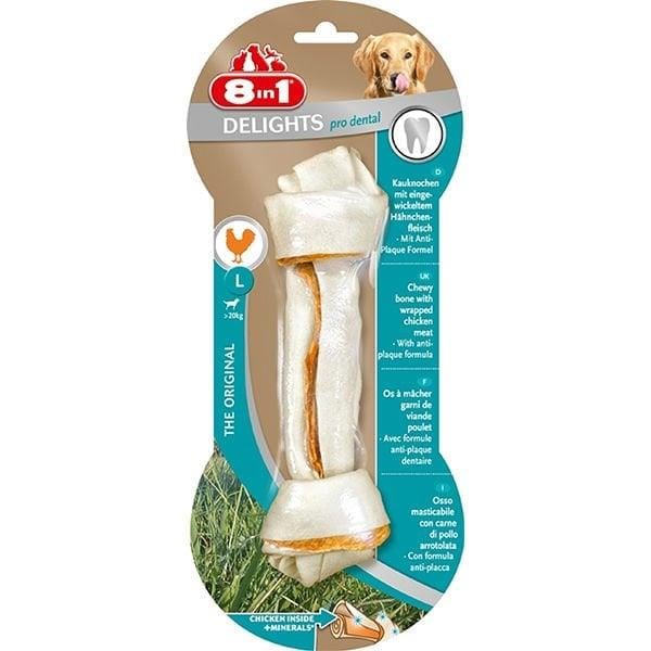 8 In 1 Delights Bones Pro Dental Ağız Bakım Kemiği L Boy 85 Gr