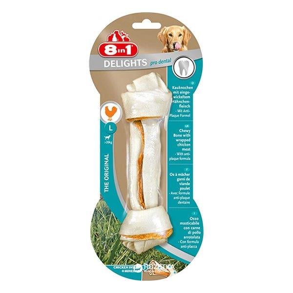 8 In 1 Delights Bones Pro Dental Ağız Bakım Kemiği L Boy 85 Gr