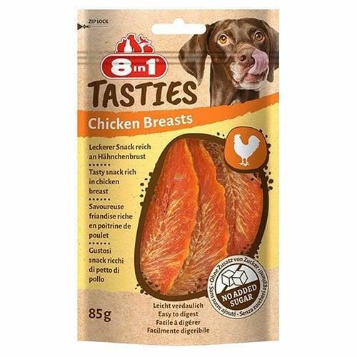 8in1 Tasties Chicken Breasts Tavuk Göğsü Köpek Ödül Maması 85 Gr