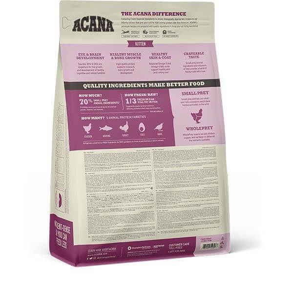 Acana Kitten First Feast Tavuklu ve Ringa Balıklı Yavru Kedi Maması 1.8 Kg
