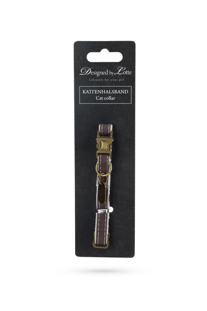 Beeztees DBL Kedi Boyun Tasması, Çift Katmanlı, Kahverengi, 20-30cm