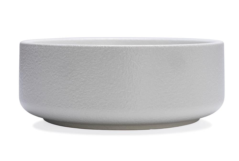 Beeztees DBL Köpek Mama Su Kabı, Seramik, Mat Beyaz, 18cm, 1200ml