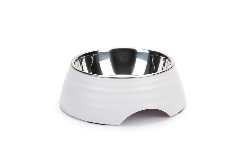 Beeztees Köpek Mama Su Kabı, Paslanmaz Çelik, 17,5cm