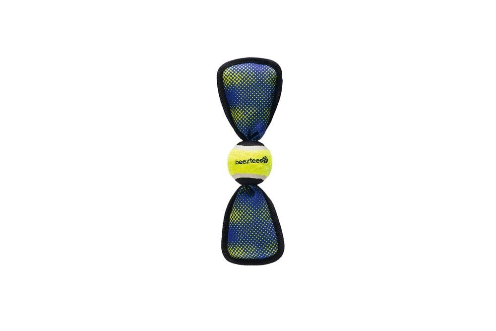 Beeztees Köpek Oyuncağı, Yüzen, Tenis Topu, Mavi/Sarı, 30x9,5x6,3cm