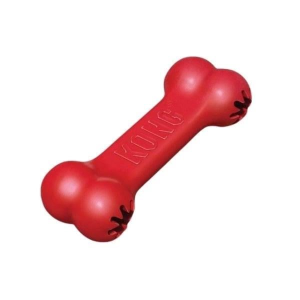 Kong Kemik Şeklinde Kauçuk Köpek Oyuncağı Medium 18 Cm Kırmızı
