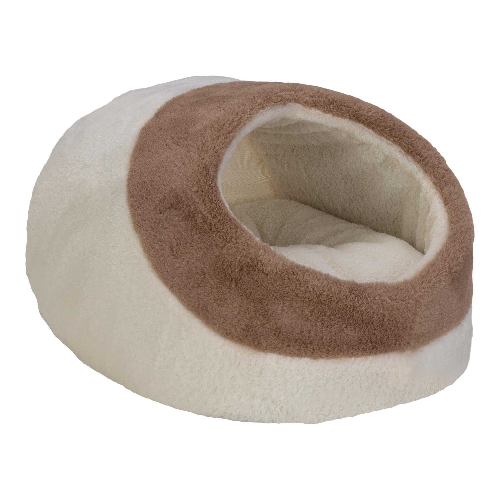 Pet Comfort Nest  Kedi Yatağı Ecru/Kahverengi 40x40cm
