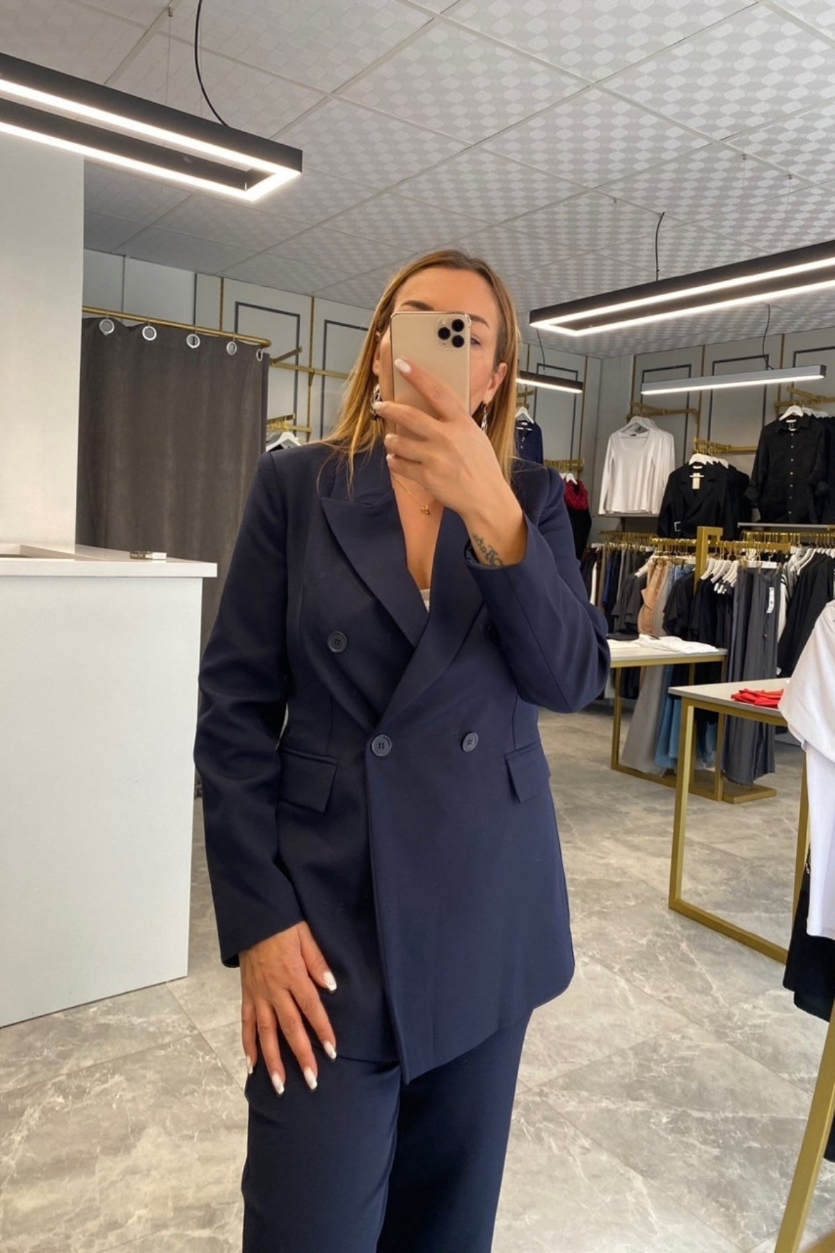 Blazer ve Pantolon Takım Lacivert