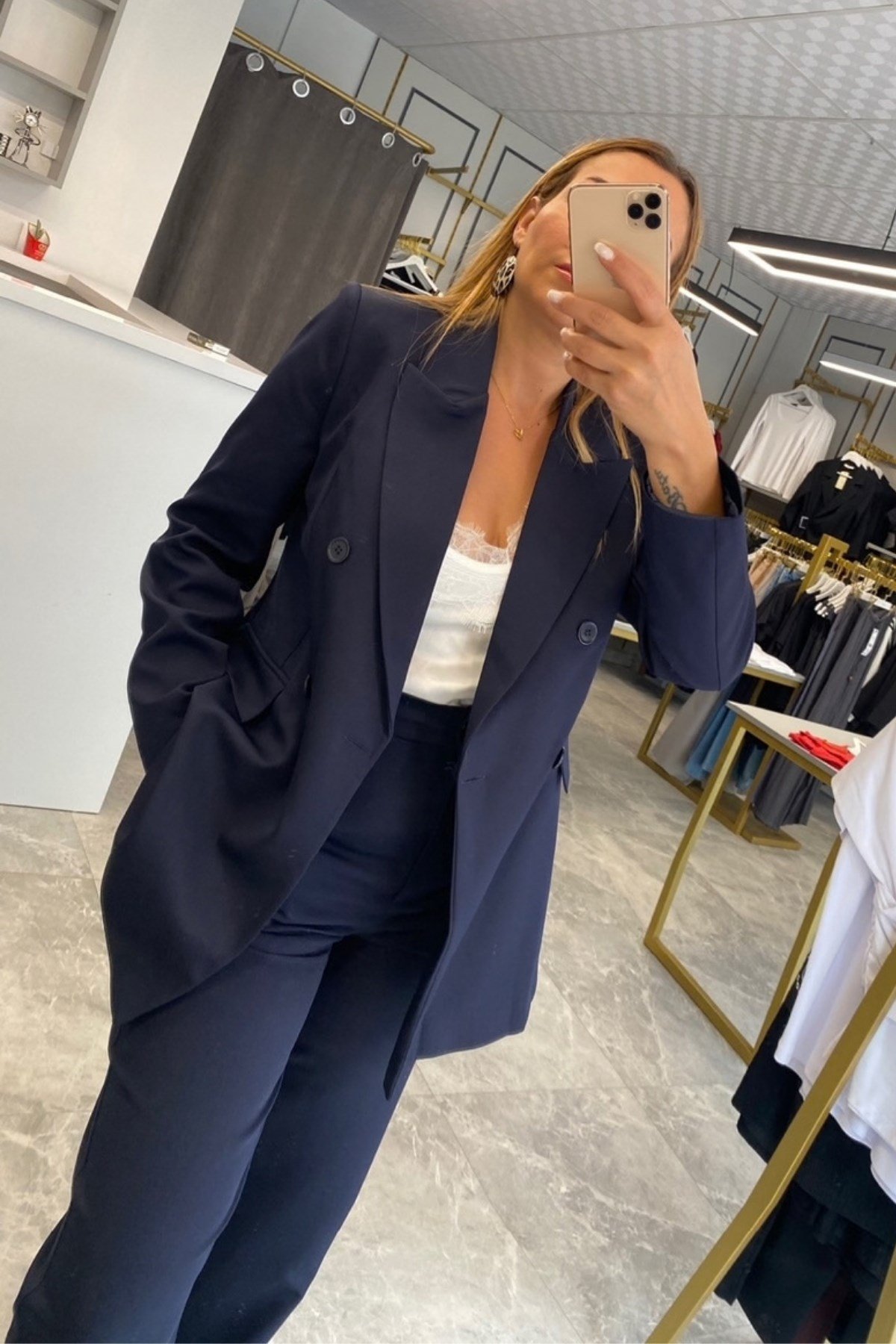 Blazer ve Pantolon Takım Lacivert