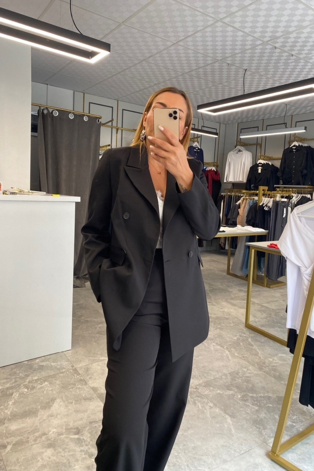 Blazer ve Pantolon Takım Siyah