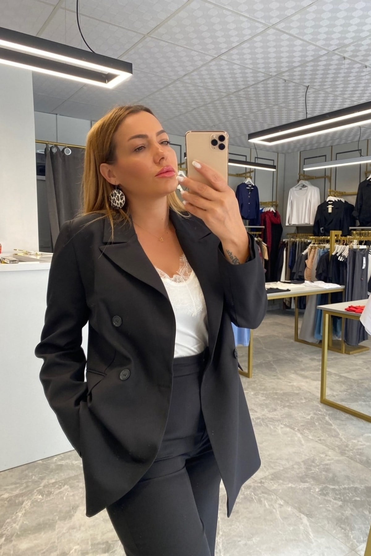 Blazer ve Pantolon Takım Siyah