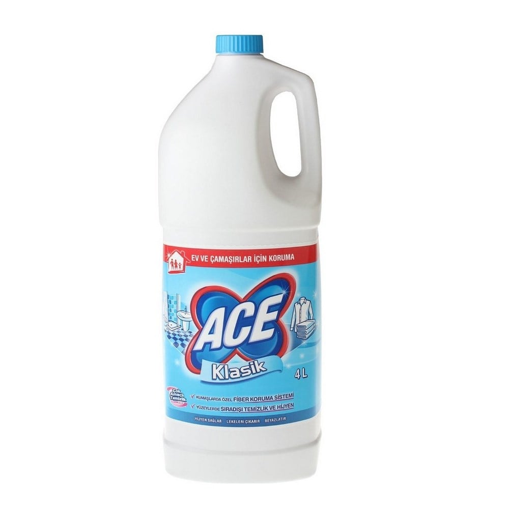 Ace Çamaşır Suyu 4 lt Klasik x4 lü Koli