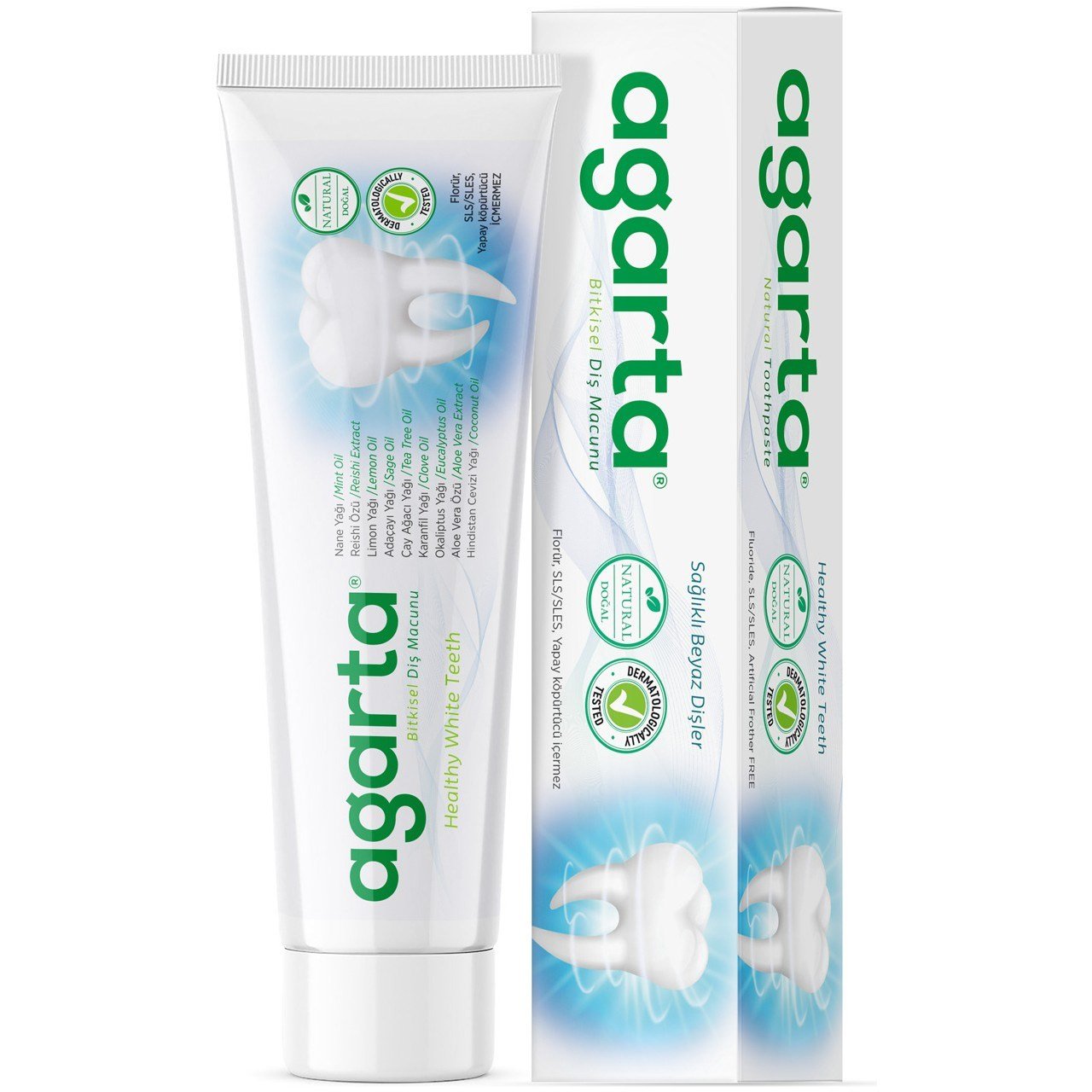 Agarta Diş Macunu Beyaz Dişler 100 Ml