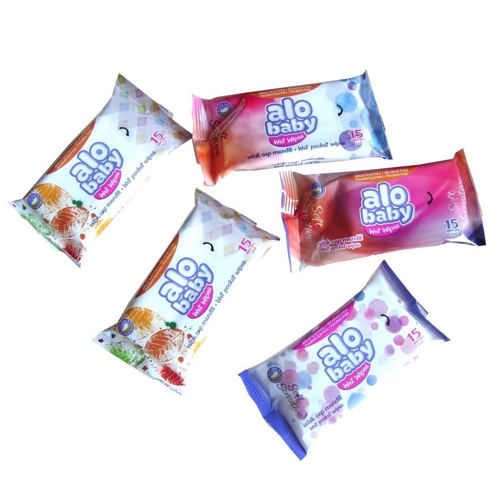 Alo Baby 15 li Cep Islak Mendil x36 lı Paket