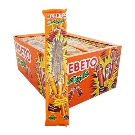 Bebeto Sour Sticks Cola 30 Gr x24 lü Paket