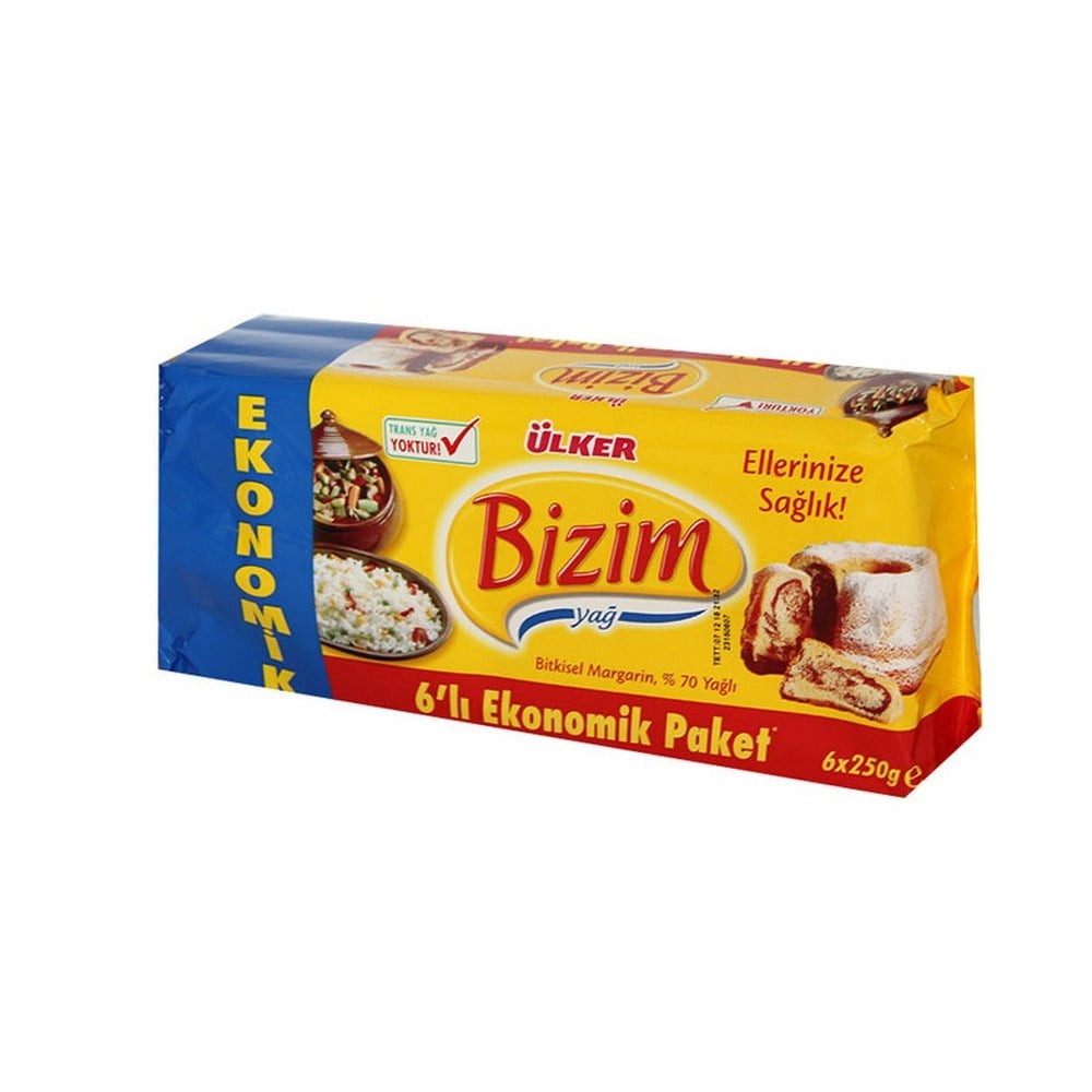 Bizim Margarin 6 lı (6x250 Gr)