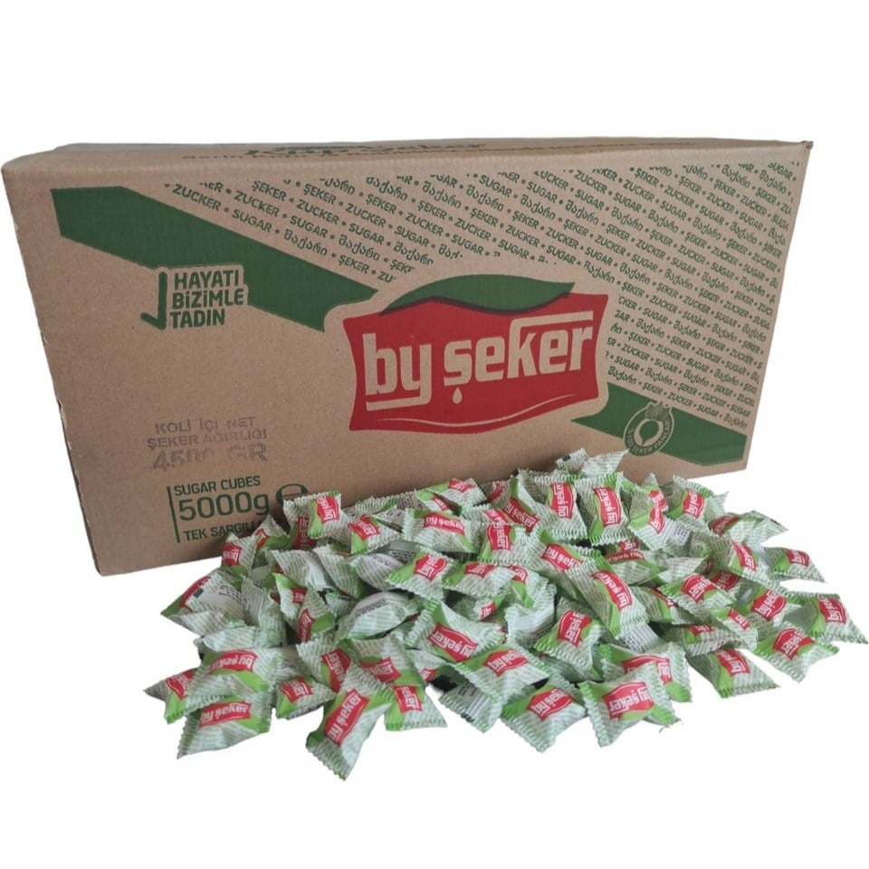 By Şeker 5 kg Tek Sargılı Küp Şeker