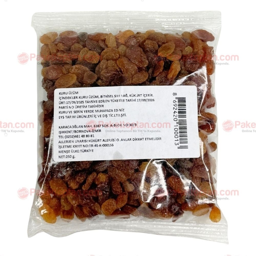 Çancılar Kuru Üzüm 250 Gr