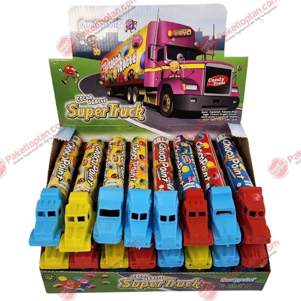 Candypoint Super Truck Draje Şeker 10 Gr x24 lü Paket