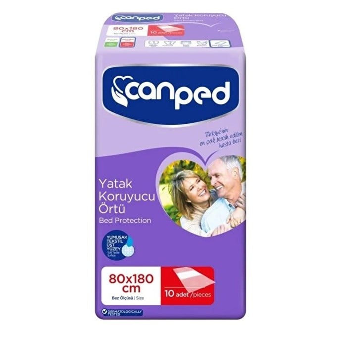 Canped Yatak Örtüsü 80x180 Cm 10 Adet