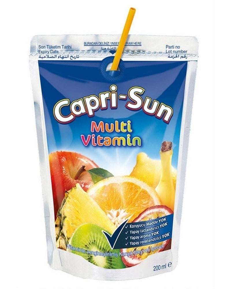 Capri-Sun Multivitamin 200 Ml Meyveli İçecek x20 li Koli
