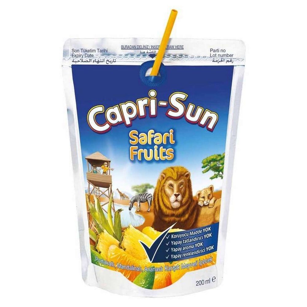 Capri-Sun Safari 200 Ml Meyveli İçecek x20 li Koli
